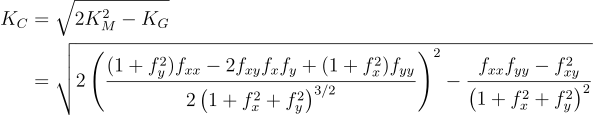 Casorati curvature combinatorial equation